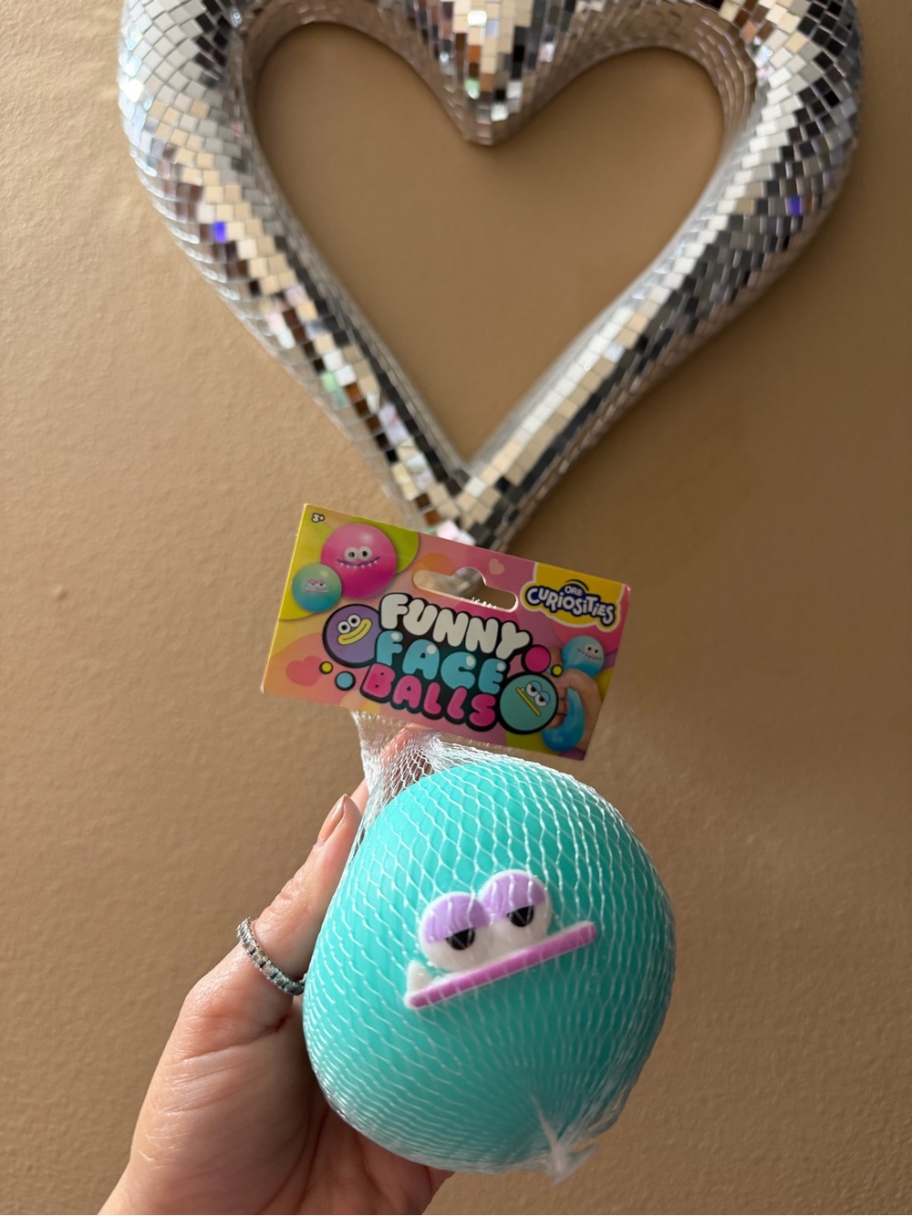 NWT✨FIVE BELOW FUNNY FACE BALLS